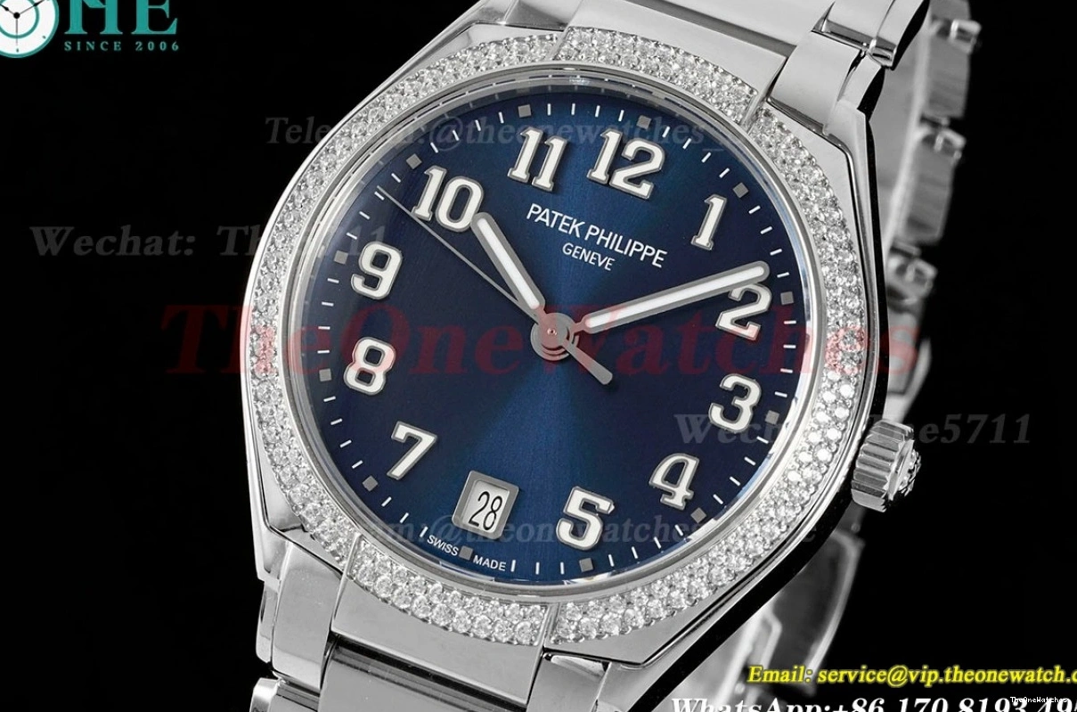 SS Dia 7300 36mm Dial PPF TWENTY~4 Ladies SS Blue 324SC 0123